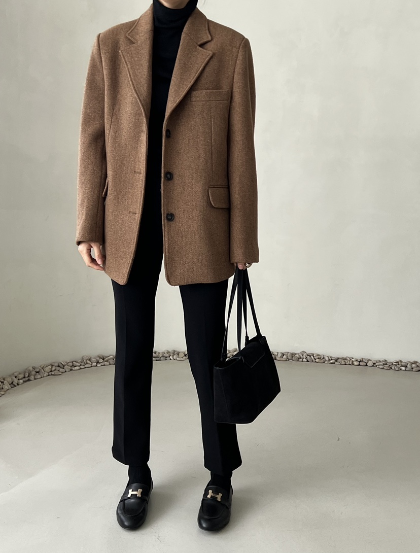 DEMAR東大門㊣實拍女裝新品25秋冬時尚熱賣人氣職業推薦夾克DEMAR夾克