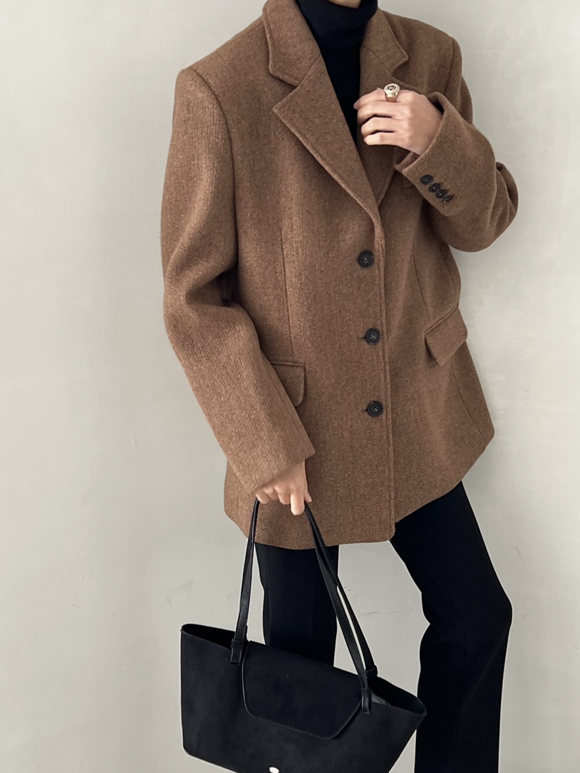 DEMAR東大門㊣實拍女裝新品25秋冬時尚熱賣人氣職業推薦夾克DEMAR夾克