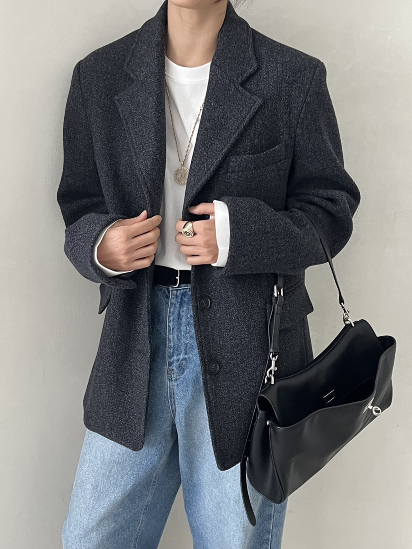 DEMAR東大門㊣實拍女裝新品25秋冬時尚熱賣人氣職業推薦夾克DEMAR夾克