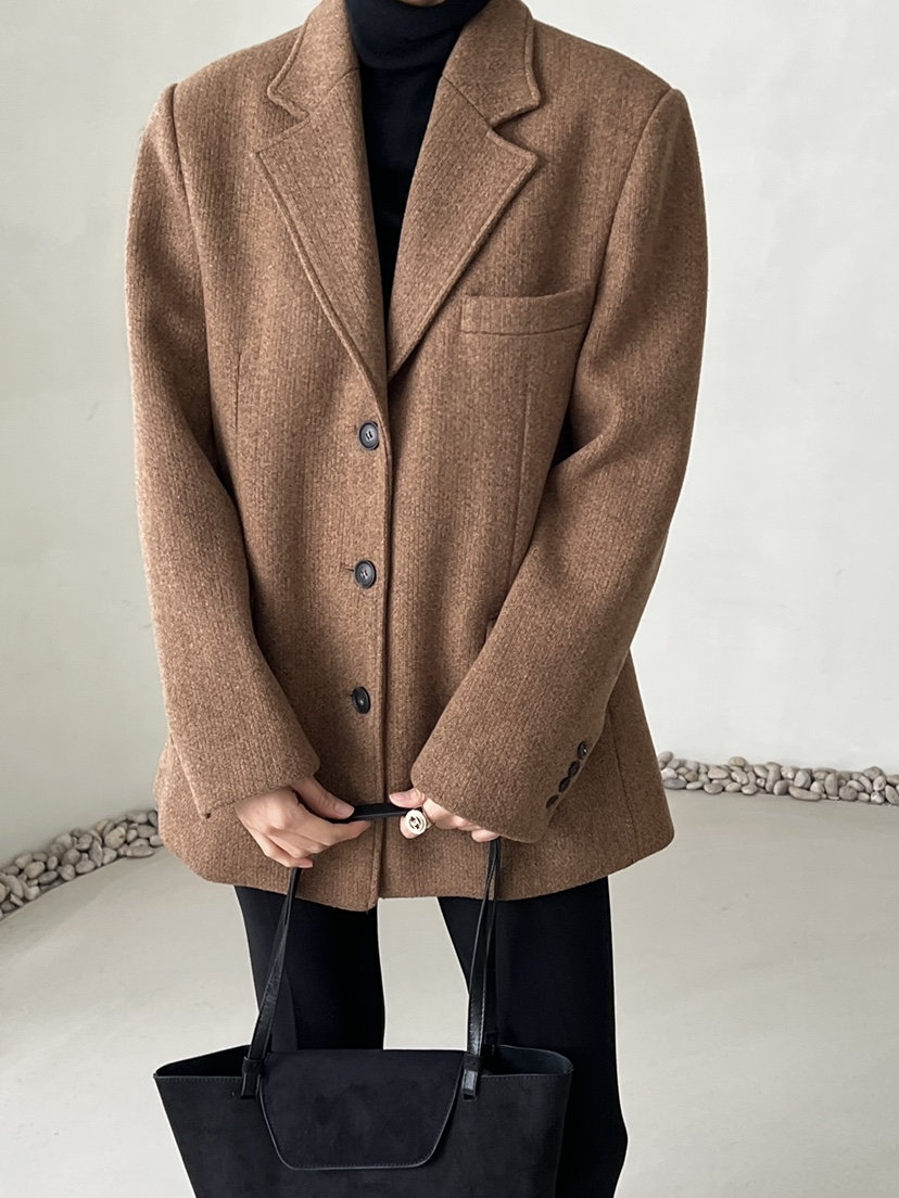 DEMAR東大門㊣實拍女裝新品25秋冬時尚熱賣人氣職業推薦夾克DEMAR夾克