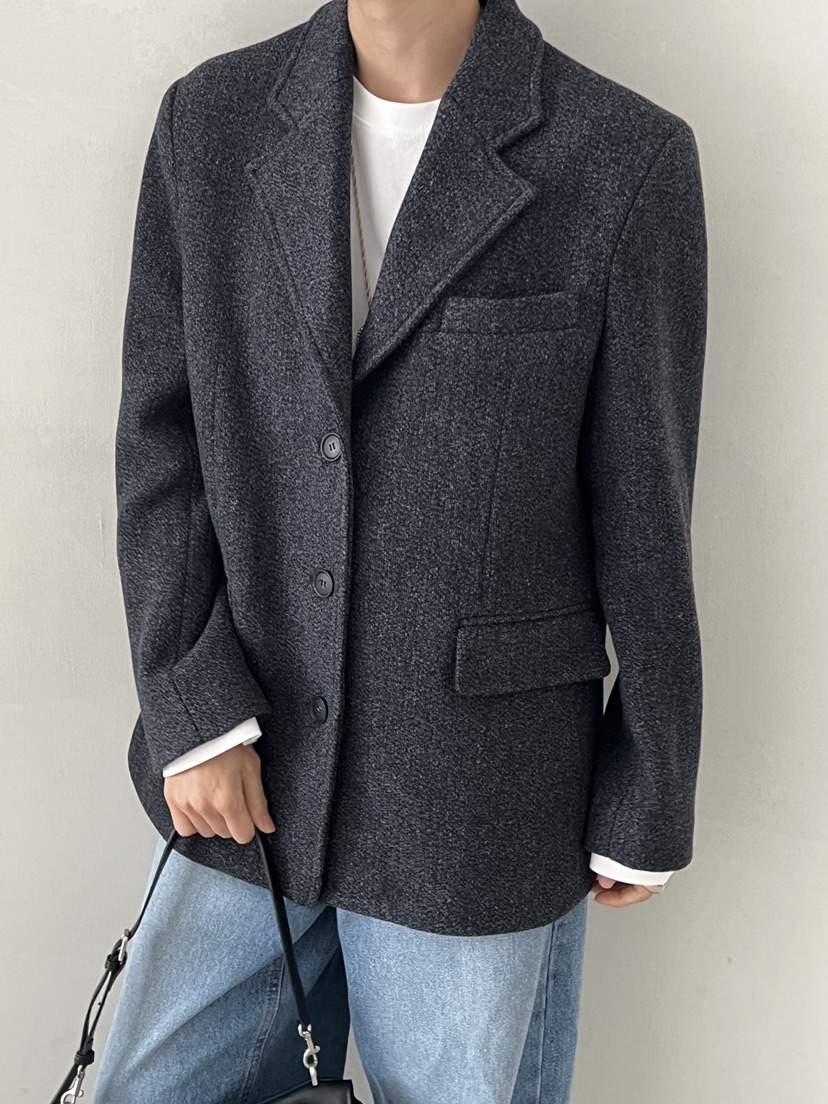 DEMAR東大門㊣實拍女裝新品25秋冬時尚熱賣人氣職業推薦夾克DEMAR夾克圖色2墨