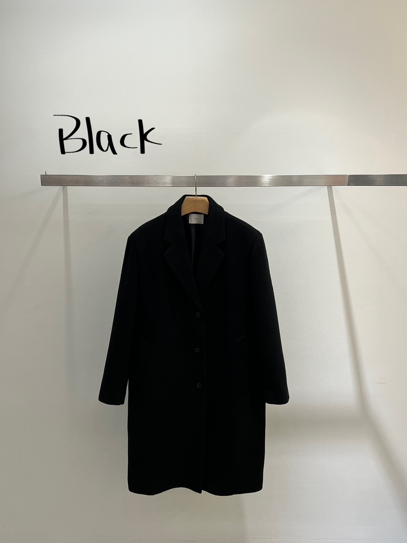 ONESTASTE韓國直郵㊣女士新款休閑職業時尚真品推薦中長款大衣TASTE/ONESTASTE中長款大衣圖色2