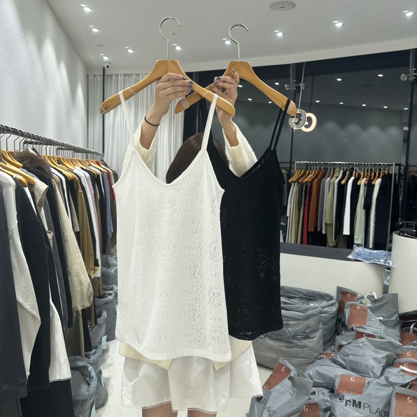 TREND SELLER/G東大門㊣直郵女士新品職業休閑人氣吊帶背心G/TREND SELLER吊帶/背心