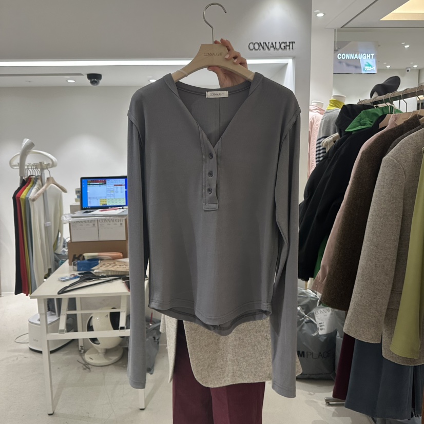 DAILYJUD東大門㊣代購女裝新品真品人氣熱賣推薦25秋冬長袖T恤CONNAUGHT長袖T恤圖色3