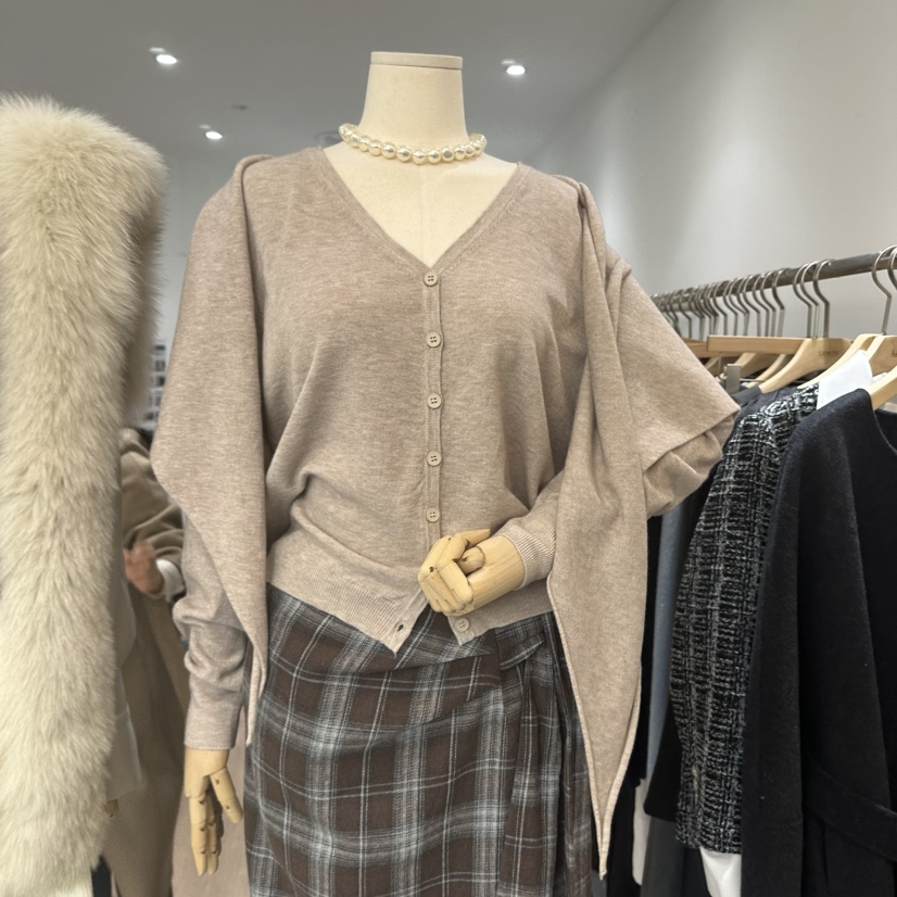 LEWIN東大門㊣直郵女士新品時尚熱賣真品套裝含圍巾兩件套開衫LEWIN套裝圖色3