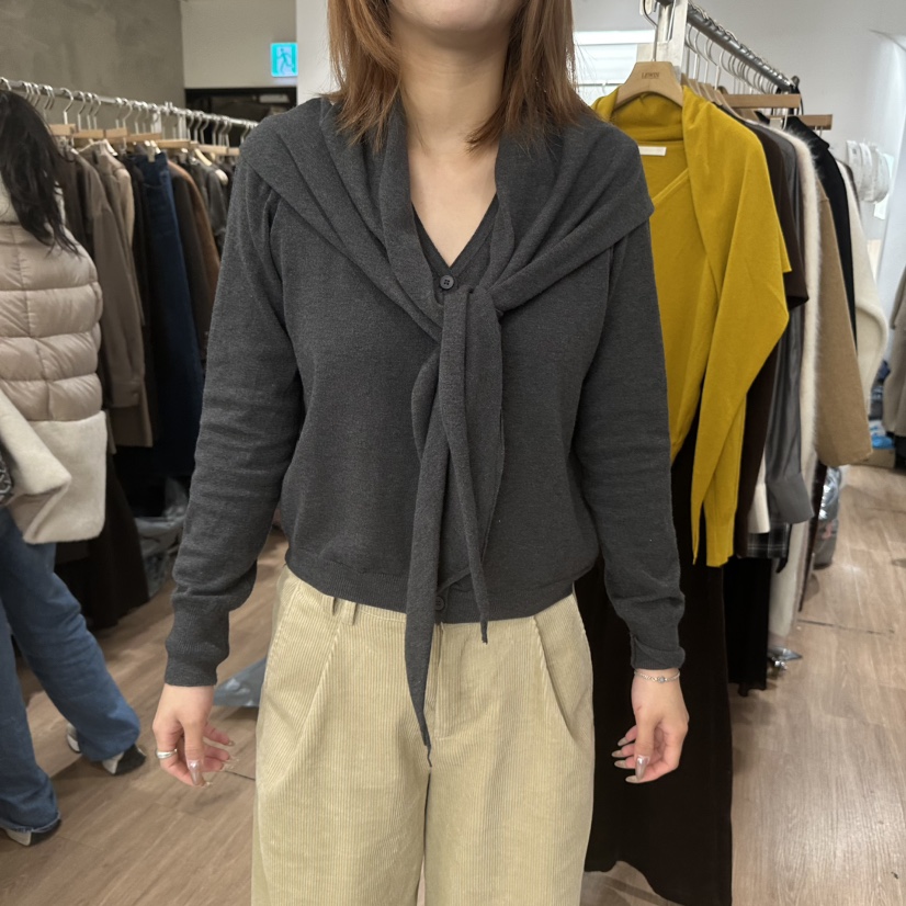 LEWIN東大門㊣直郵女士新品時尚熱賣真品套裝含圍巾兩件套開衫LEWIN套裝圖色4