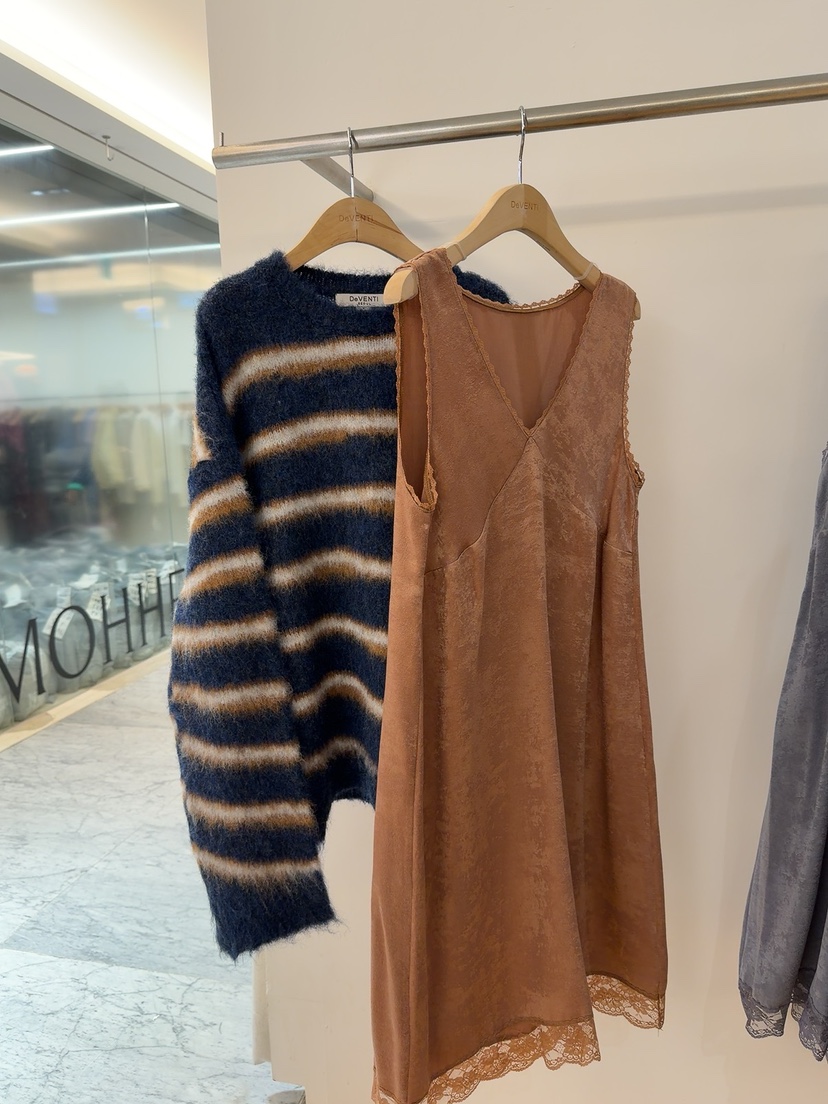 DE VENTI韓國直郵㊣女士新款25秋冬熱賣職業休閑推薦連衣裙DE VENTI連衣裙