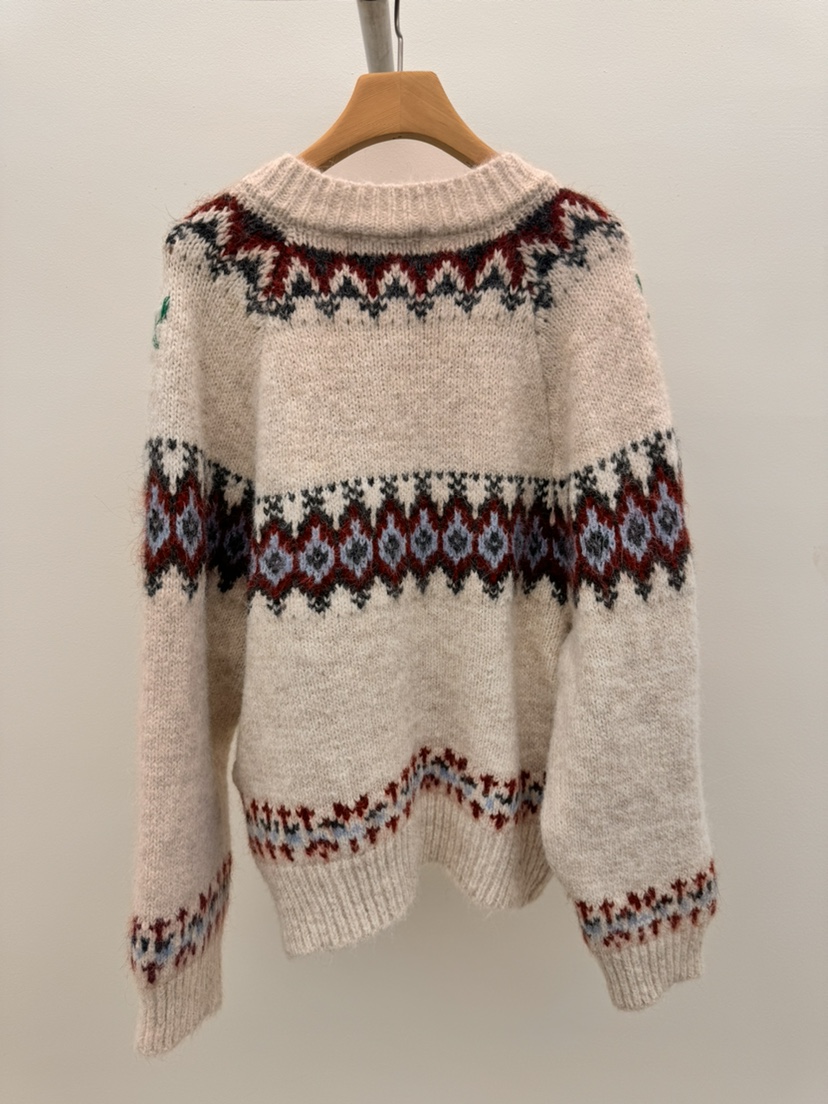 THORE東大門㊣直郵女士新品真品休閑推薦人氣25秋冬毛衣貼花THORE毛衣