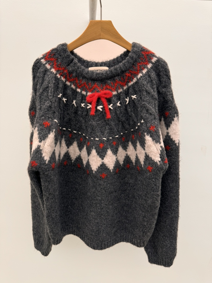 THORE東大門㊣實拍女裝新品推薦職業人氣熱賣真品休閑25秋冬毛衣THORE毛衣圖色2