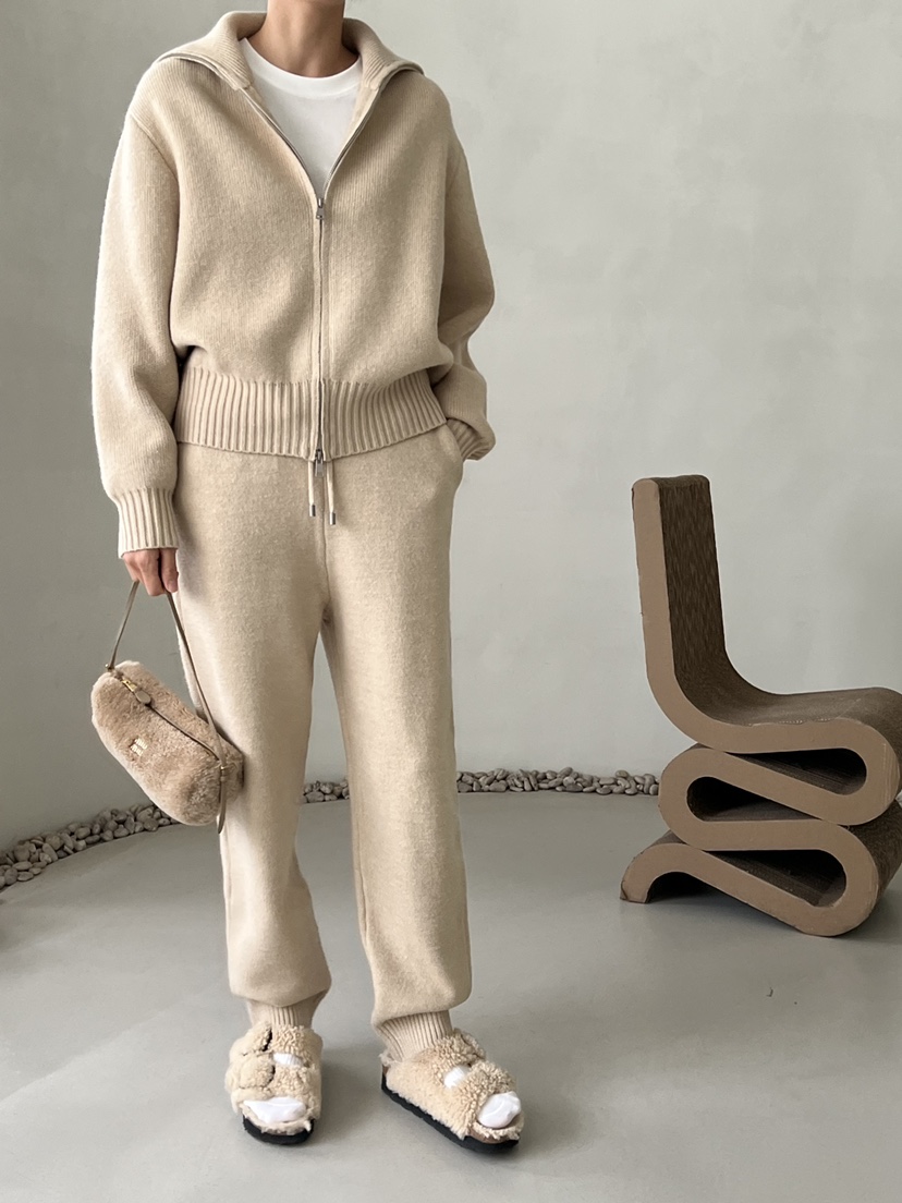 DEMAR韓國代購㊣女士新品熱賣推薦時尚真品休閑褲針織褲保暖DEMAR休閑褲