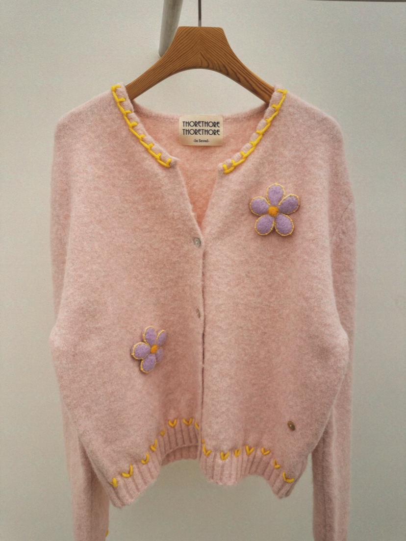 THORE韓國代購㊣女裝新款推薦熱賣人氣休閑職業時尚25秋冬毛衣THORE毛衣圖色3