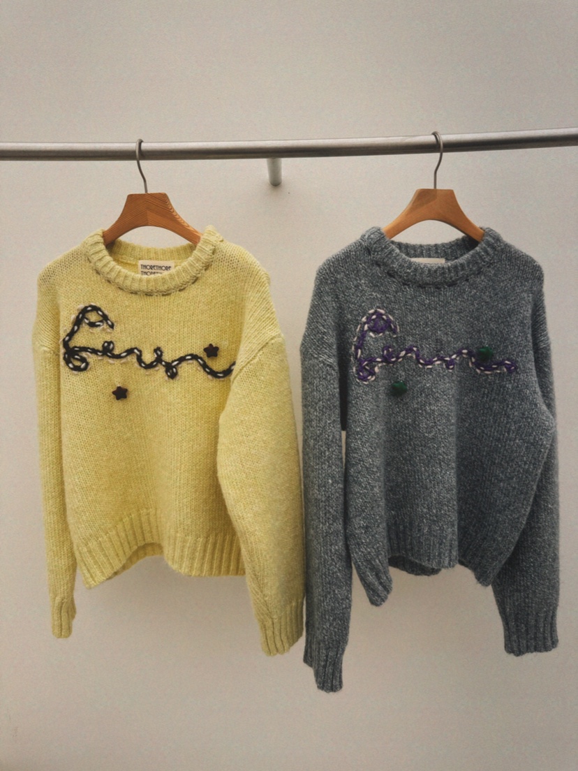 THORE韓國直郵㊣女士新款25秋冬真品休閑熱賣人氣時尚推薦毛衣THORE毛衣