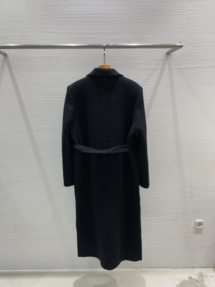 LUCY SALON東大門㊣直郵女士新品職業中長款大衣含腰帶羊駝LUCY SALON中長款大衣