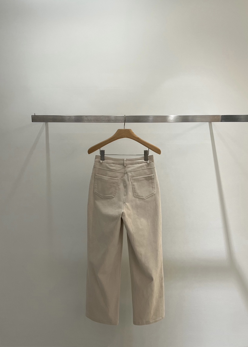 ONESTASTE韓國直郵㊣女士新款25秋冬時尚真品休閑褲加絨復古TASTE/ONESTASTE休閑褲