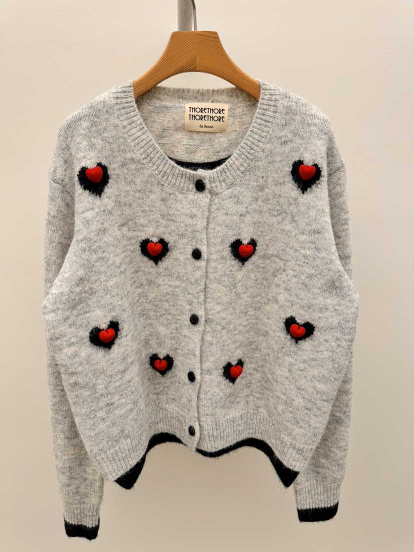 THORE東大門㊣實拍女裝新款熱賣真品時尚人氣休閑職業毛衣開衫THORE毛衣