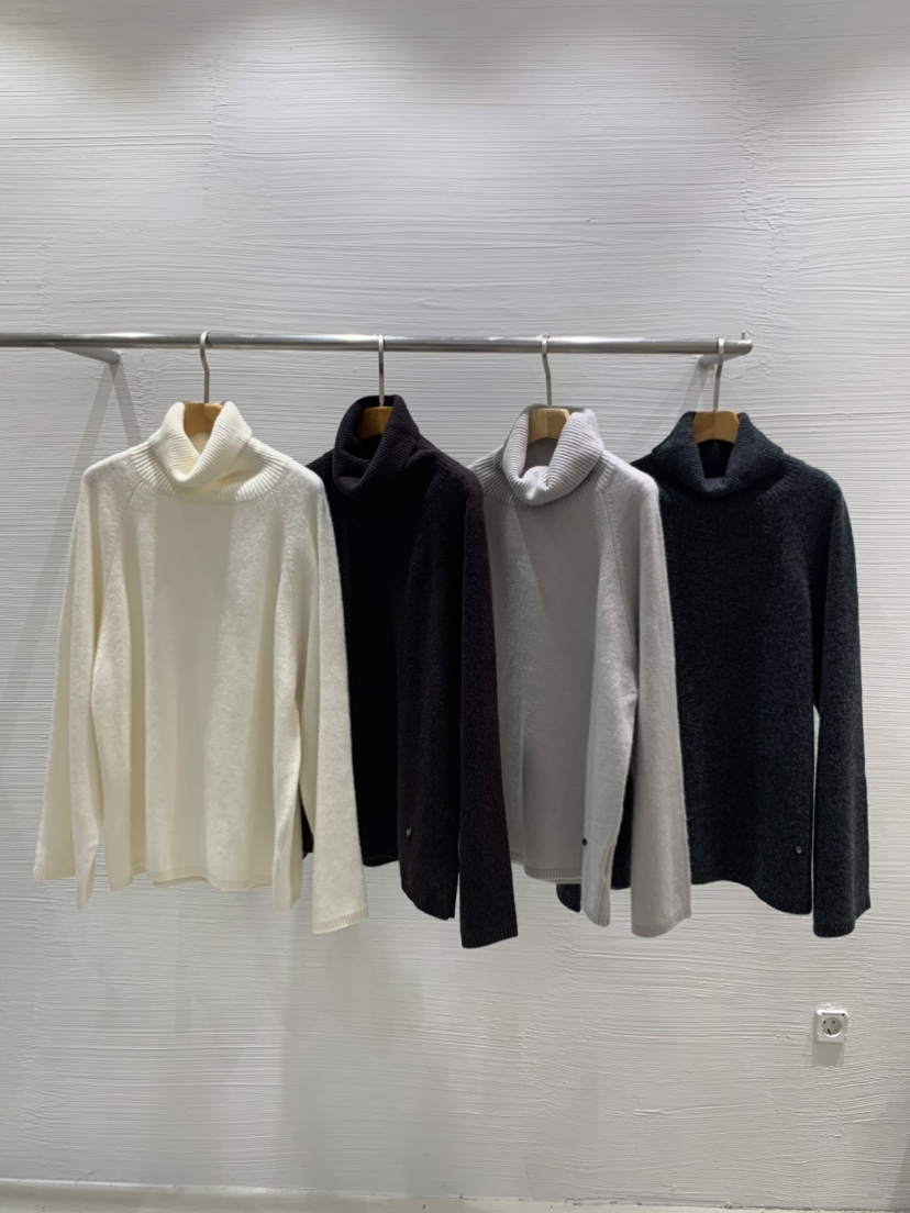 LUCY SALON東大門㊣代購女裝新款時尚休閑25秋冬針織衫高領寬松LUCY SALON針織衫