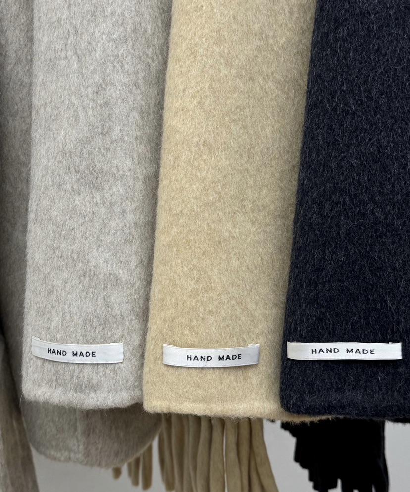 RE:FRESH-L東大門㊣代購女裝新款熱賣職業時尚中長款大衣披肩RE:FRESH中長款大衣