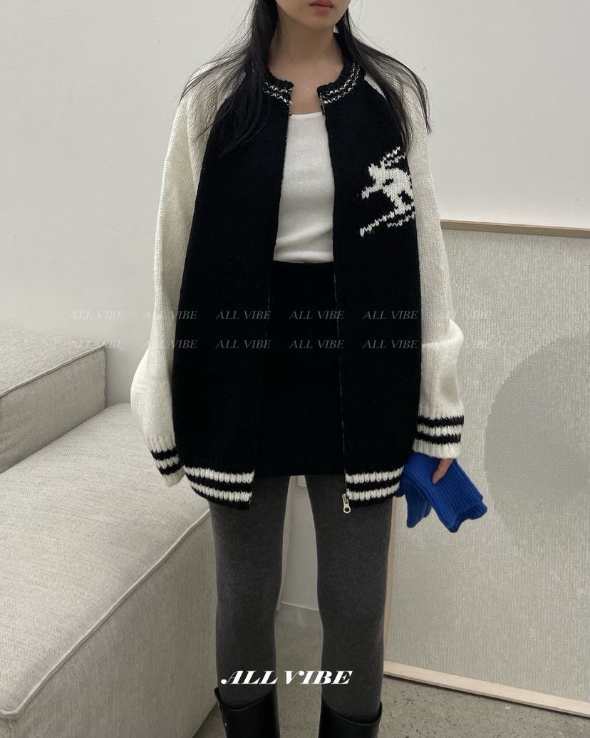 ALLVIBE韓國代購㊣女士新品休閑真品25秋冬人氣熱賣推薦毛衣ALLVIBE毛衣