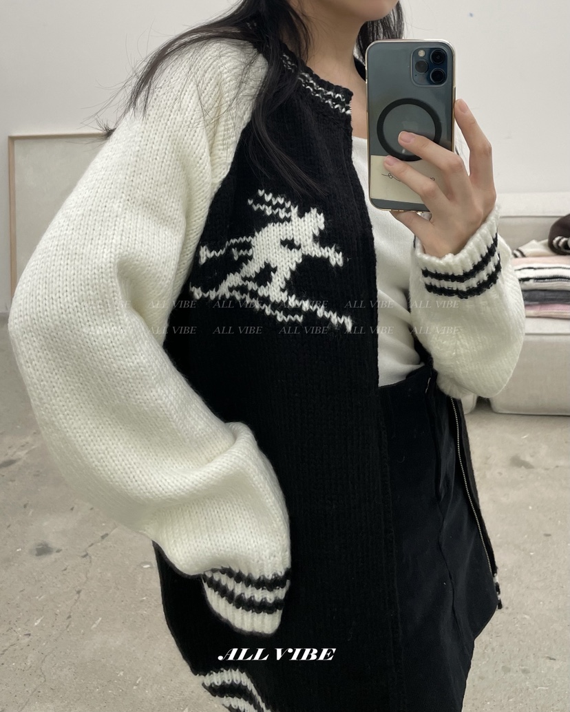 ALLVIBE韓國代購㊣女士新品休閑真品25秋冬人氣熱賣推薦毛衣ALLVIBE毛衣