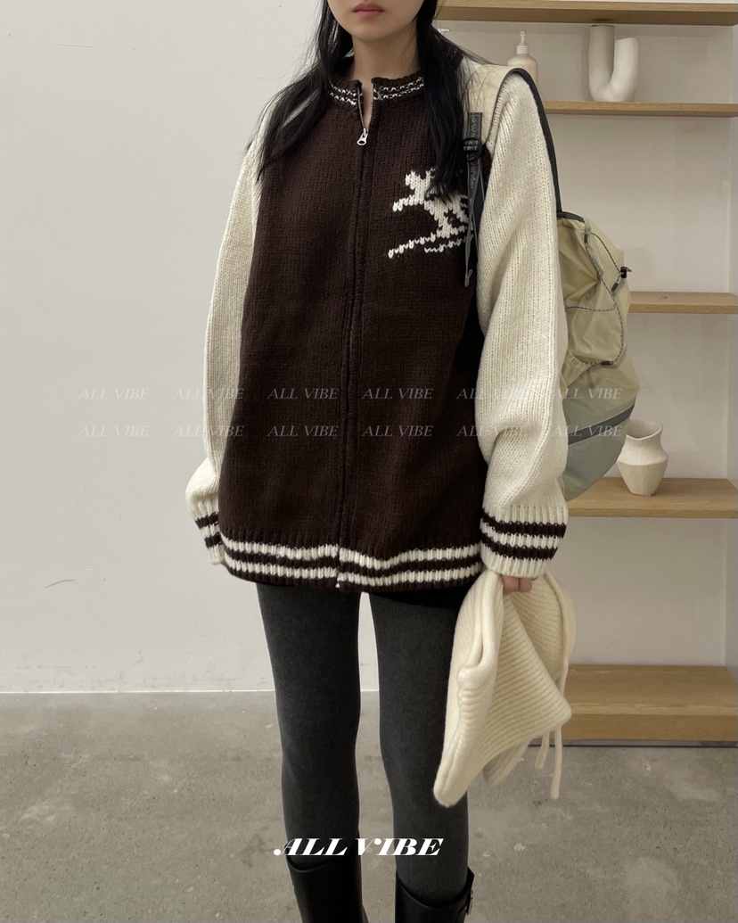 ALLVIBE韓國代購㊣女士新品休閑真品25秋冬人氣熱賣推薦毛衣ALLVIBE毛衣