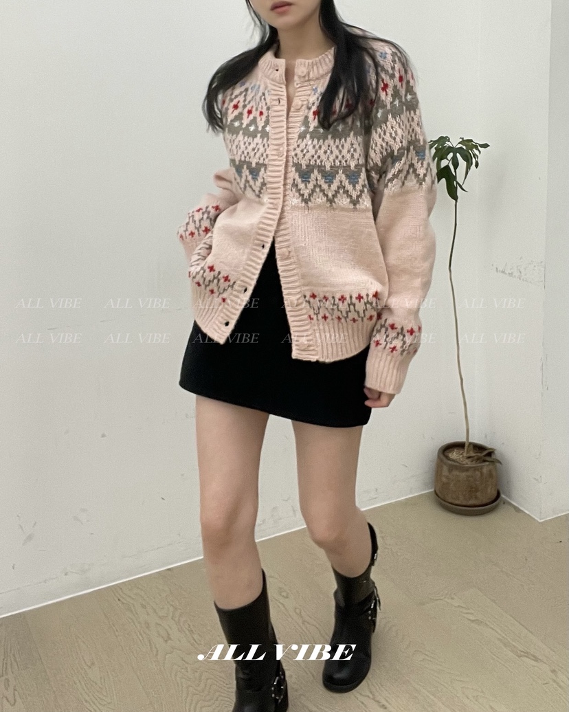 ALLVIBE韓國直郵㊣女裝新款職業25秋冬真品人氣時尚推薦針織衫ALLVIBE針織衫