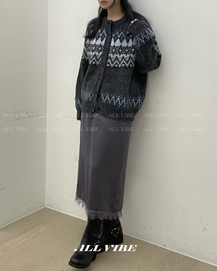 ALLVIBE韓國直郵㊣女裝新款職業25秋冬真品人氣時尚推薦針織衫ALLVIBE針織衫