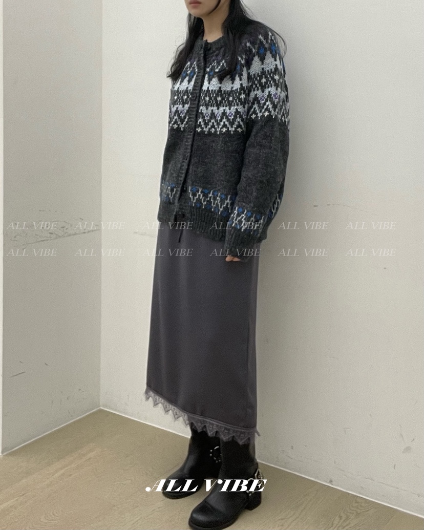 ALLVIBE韓國直郵㊣女裝新款職業25秋冬真品人氣時尚推薦針織衫ALLVIBE針織衫