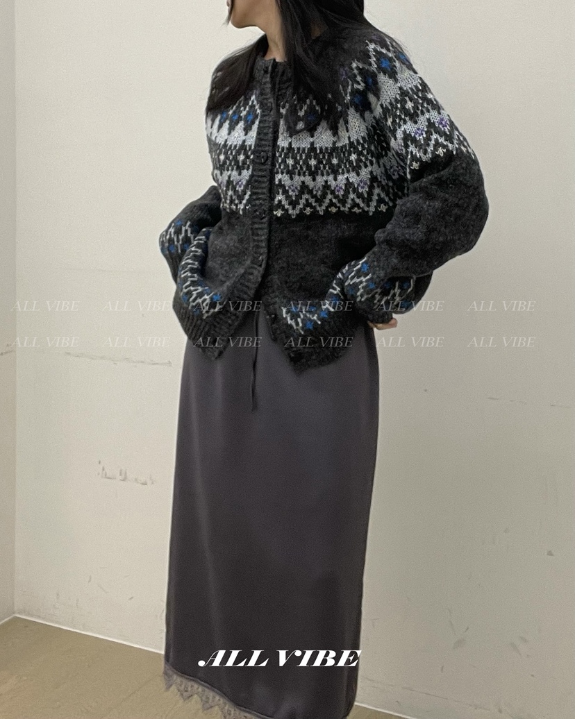 ALLVIBE韓國直郵㊣女裝新款職業25秋冬真品人氣時尚推薦針織衫ALLVIBE針織衫