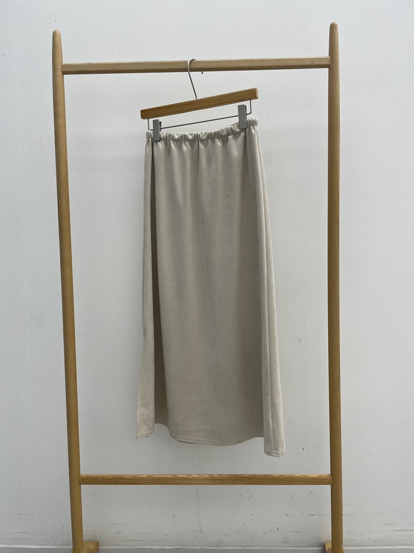 ALLVIBE東大門㊣代購女裝新品25秋冬真品職業時尚長裙絨面革ALLVIBE長裙