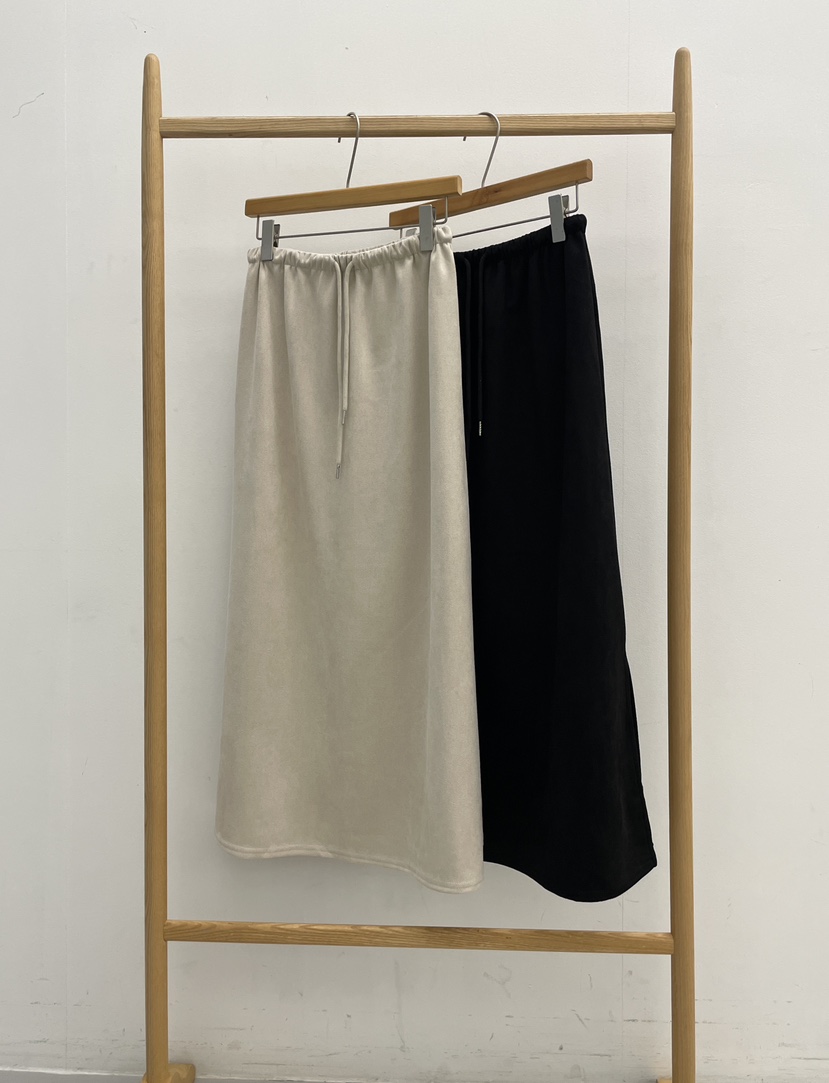 ALLVIBE東大門㊣代購女裝新品25秋冬真品職業時尚長裙絨面革ALLVIBE長裙