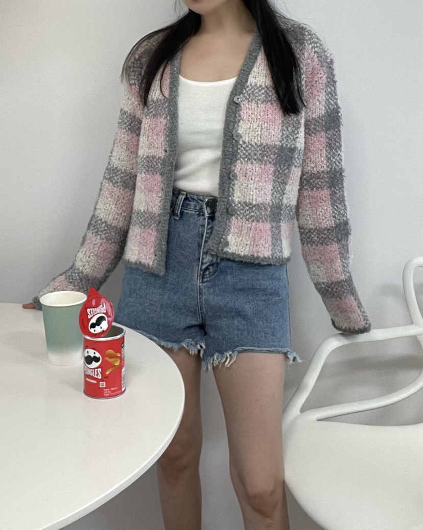 ALLVIBE韓國直郵㊣女士新品時尚25秋冬推薦真品人氣休閑針織衫ALLVIBE針織衫