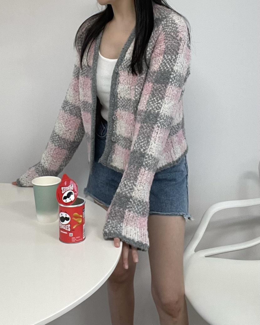 ALLVIBE韓國直郵㊣女士新品時尚25秋冬推薦真品人氣休閑針織衫ALLVIBE針織衫