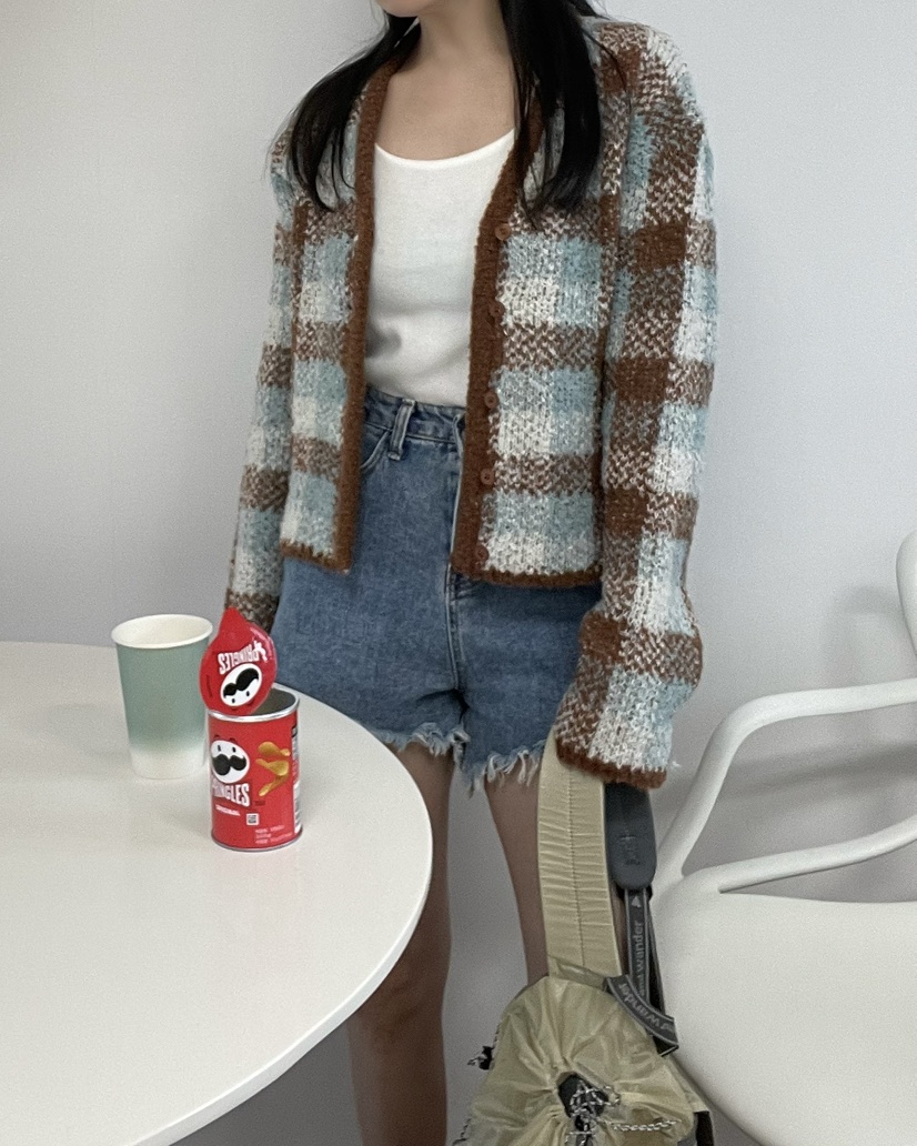 ALLVIBE韓國直郵㊣女士新品時尚25秋冬推薦真品人氣休閑針織衫ALLVIBE針織衫