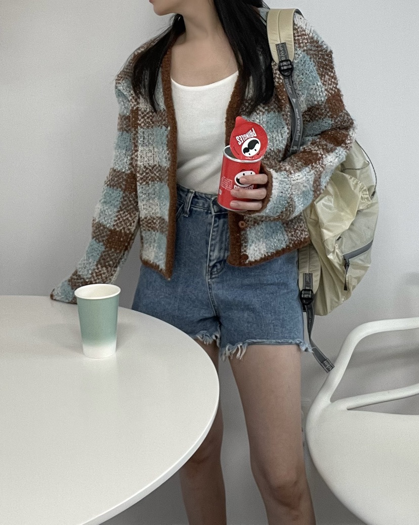 ALLVIBE韓國直郵㊣女士新品時尚25秋冬推薦真品人氣休閑針織衫ALLVIBE針織衫