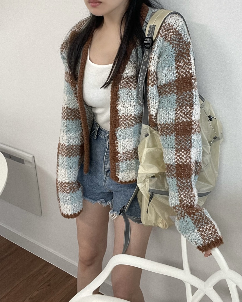 ALLVIBE韓國直郵㊣女士新品時尚25秋冬推薦真品人氣休閑針織衫ALLVIBE針織衫