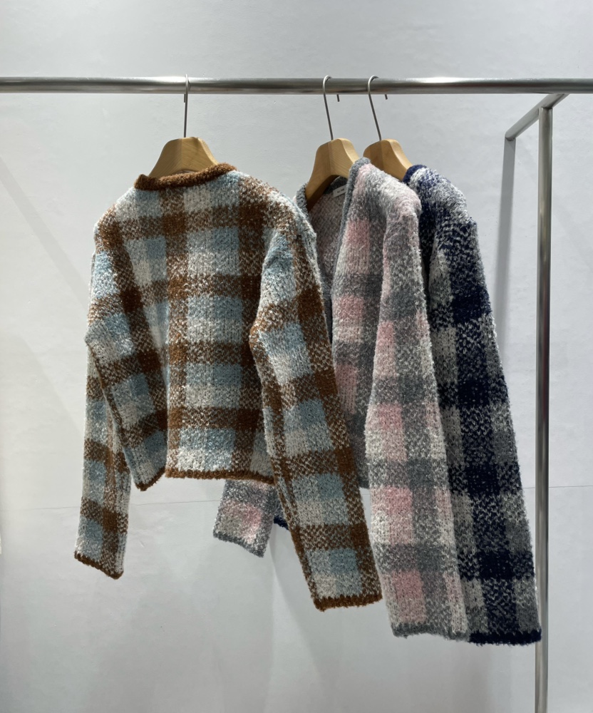 ALLVIBE韓國直郵㊣女士新品時尚25秋冬推薦真品人氣休閑針織衫ALLVIBE針織衫