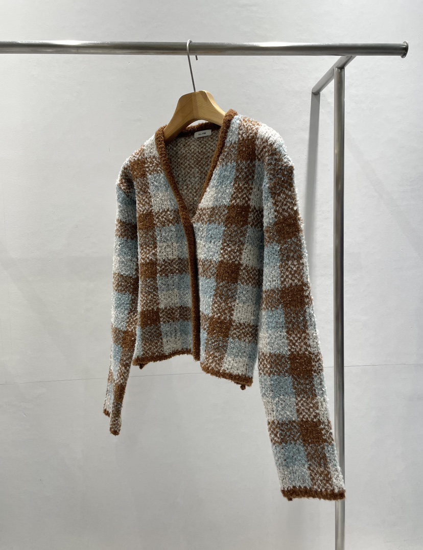 ALLVIBE韓國直郵㊣女士新品時尚25秋冬推薦真品人氣休閑針織衫ALLVIBE針織衫