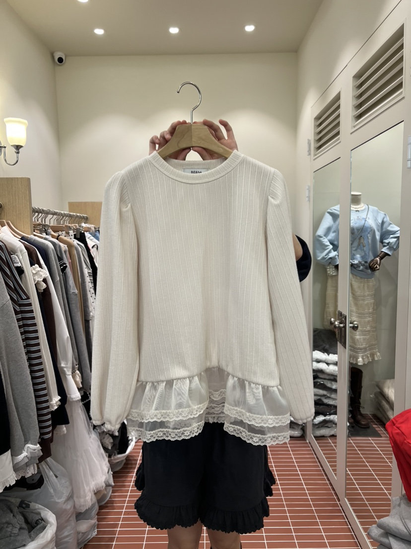 BE&BE東大門㊣代購女裝新款職業推薦熱賣休閑真品長袖T恤BE&be長袖T恤圖色2