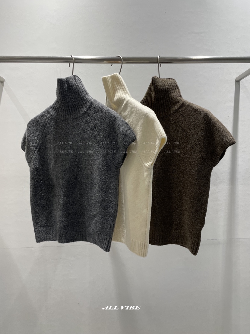ALLVIBE韓國代購㊣女裝新款推薦職業熱賣人氣25秋冬休閑針織衫ALLVIBE針織衫