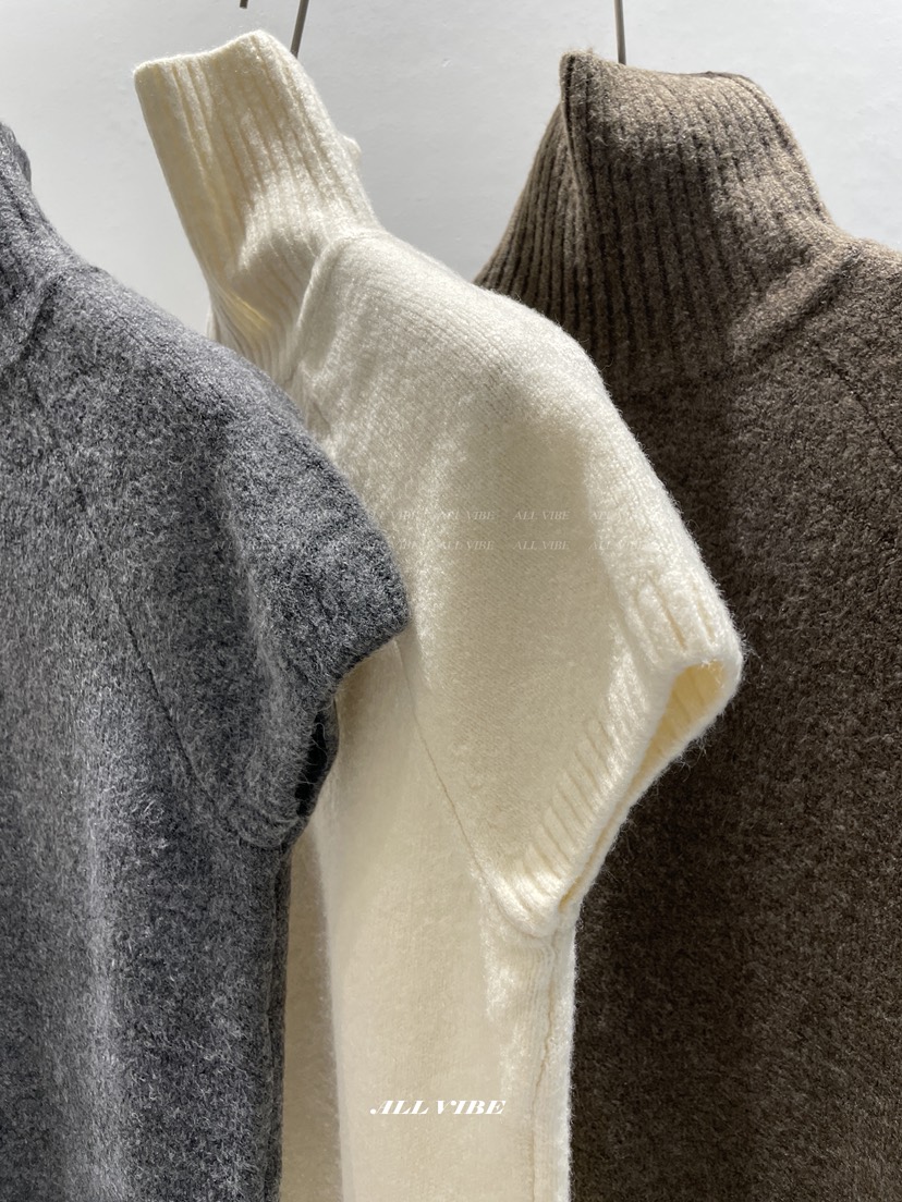 ALLVIBE韓國代購㊣女裝新款推薦職業熱賣人氣25秋冬休閑針織衫ALLVIBE針織衫