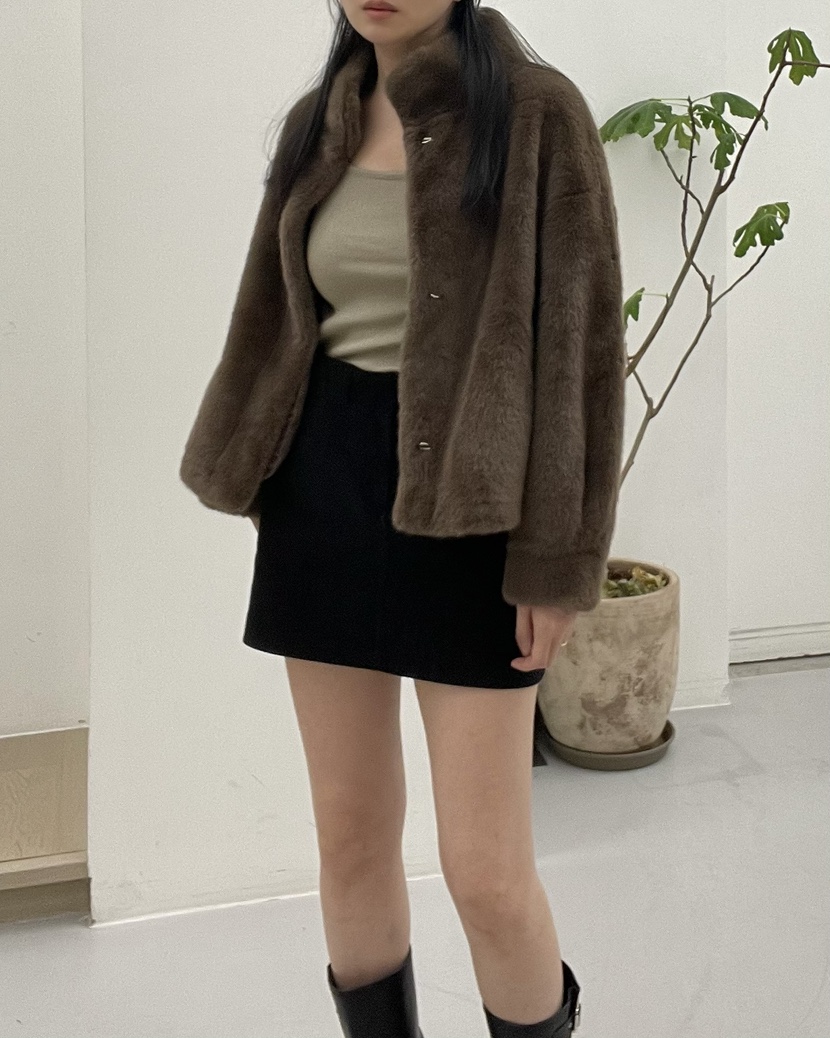 ALLVIBE韓國直郵㊣女士新品25秋冬熱賣真品時尚職業休閑夾克ALLVIBE夾克