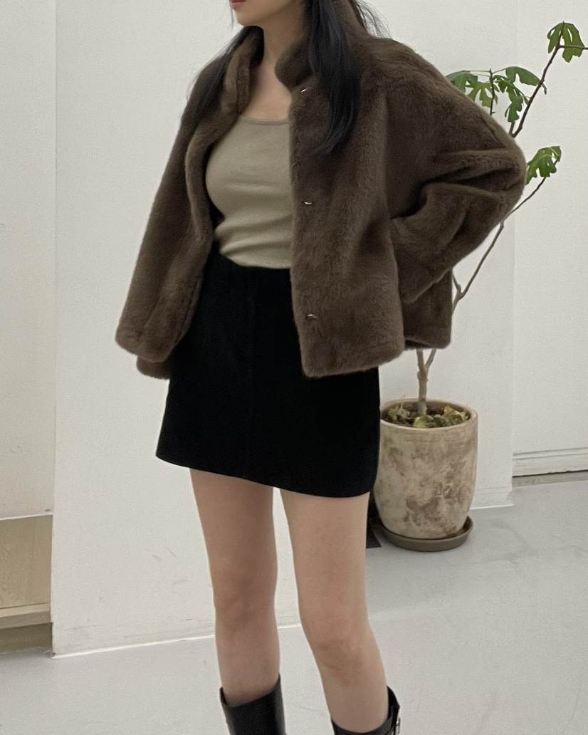 ALLVIBE韓國直郵㊣女士新品25秋冬熱賣真品時尚職業休閑夾克ALLVIBE夾克