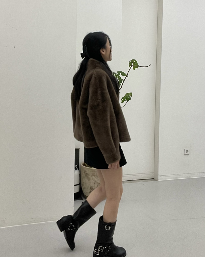 ALLVIBE韓國直郵㊣女士新品25秋冬熱賣真品時尚職業休閑夾克ALLVIBE夾克