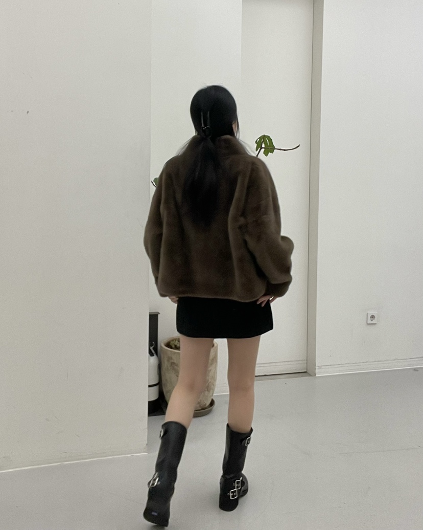 ALLVIBE韓國直郵㊣女士新品25秋冬熱賣真品時尚職業休閑夾克ALLVIBE夾克