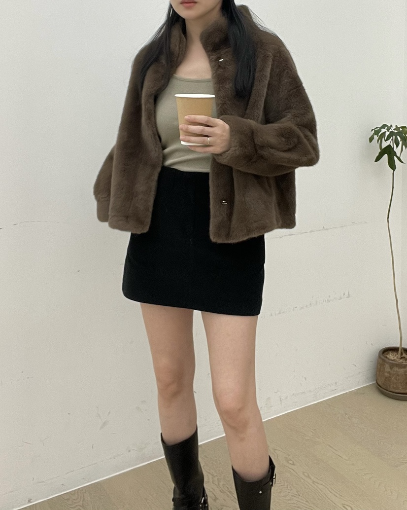 ALLVIBE韓國直郵㊣女士新品25秋冬熱賣真品時尚職業休閑夾克ALLVIBE夾克