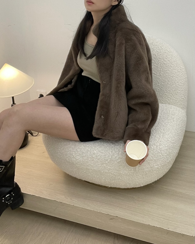 ALLVIBE韓國直郵㊣女士新品25秋冬熱賣真品時尚職業休閑夾克ALLVIBE夾克