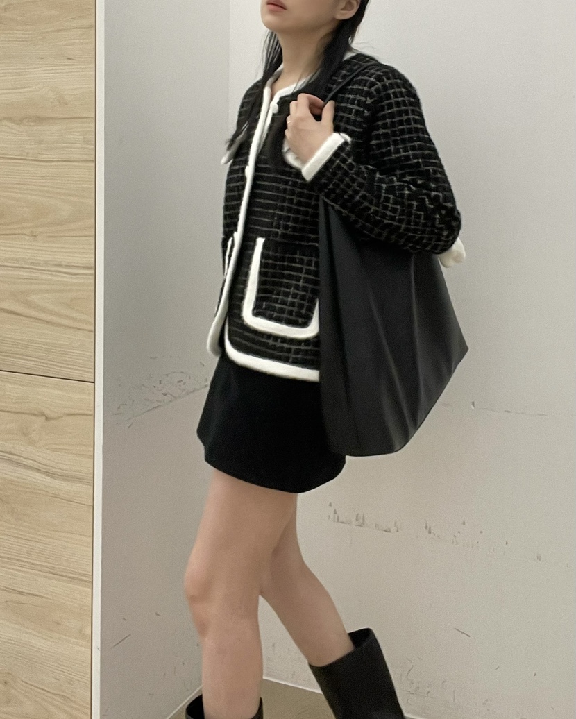 ALLVIBE東大門㊣代購女士新品25秋冬人氣休閑推薦熱賣夾克口袋ALLVIBE夾克