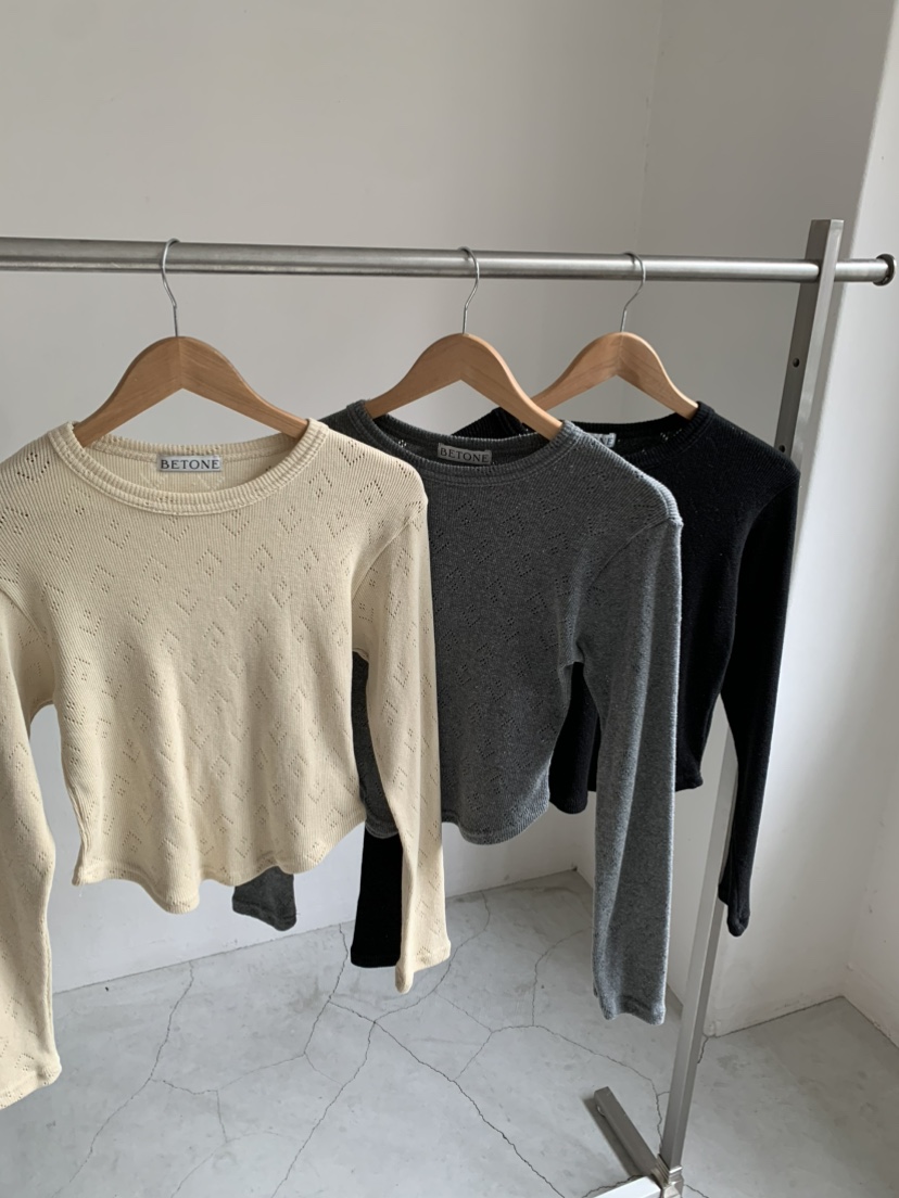 BETONE韓國直郵㊣女士新款25秋冬休閑真品職業推薦熱賣長袖T恤BETONE長袖T恤