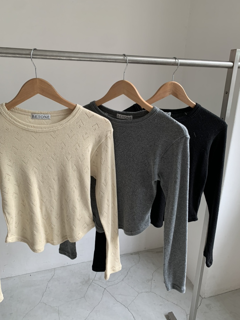 BETONE韓國直郵㊣女士新款25秋冬休閑真品職業推薦熱賣長袖T恤BETONE長袖T恤