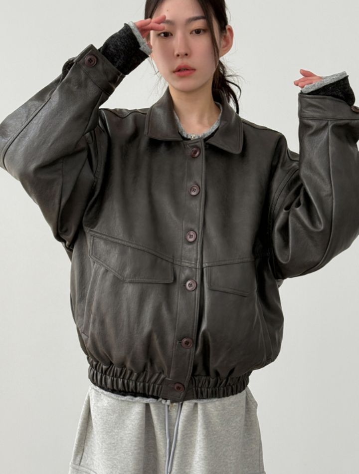 LIVE FOREVER東大門㊣實拍女裝新品人氣職業熱賣推薦時尚夾克LIVE FOR_EVER夾克